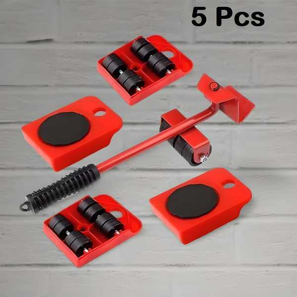 Furniture Lifter Mover Tool Set (With Wheel Pads)