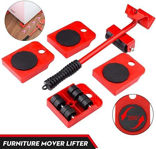 Furniture Lifter Mover Tool Set (With Wheel Pads)